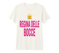 Divertente Maglietta Bocce Regina delle Bocce Giocatori Maglietta Premium