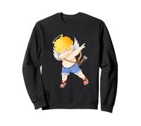 Divertente maglietta con cupido che dabbing per San Valentino Felpa
