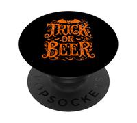 Divertente maglietta da bere di Halloween per uomini e donne per gli amanti della birra PopSockets PopGrip Adesivo