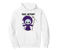 Divertente Maglietta da Mietitore per Giovani, Halloween Gioco di Parole abbraccia chiunque Felpa con Cappuccio