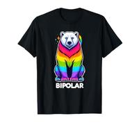 Divertente Maglietta del Mese dell'orgoglio Gay per Il Supporto bipolare bisessuale Maglietta