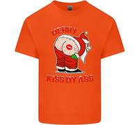 Divertente Maglietta Di Natale Per Bambini Merry Kiss My Ass