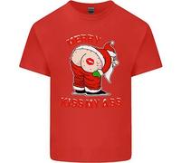 Divertente Maglietta Di Natale Per Bambini Merry Kiss My Ass