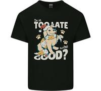 Divertente Maglietta Di Natale Per Cani Troppo Tardi Per Essere Buoni Bambini