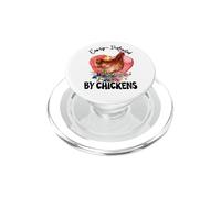 Divertente maglietta facilmente distratta dai polli per gli amanti dei polli PopSockets PopGrip per MagSafe