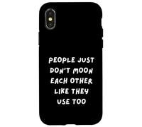 Divertente maglietta. Le persone semplicemente non si masturbarono a vicenda come usano anche loro Custodia per iPhone X/XS