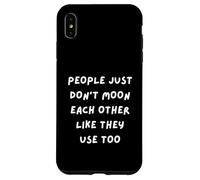 Divertente maglietta. Le persone semplicemente non si masturbarono a vicenda come usano anche loro Custodia per iPhone XS Max