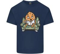 Divertente Maglietta Per Bambini Con Patata Sul Divano Che Guarda La TV