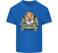 Divertente Maglietta Per Bambini Con Patata Sul Divano Che Guarda La TV