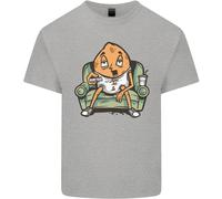 Divertente Maglietta Per Bambini Con Patata Sul Divano Che Guarda La TV