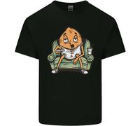 Divertente Maglietta Per Bambini Con Patata Sul Divano Che Guarda La TV