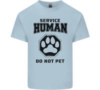 Divertente Maglietta Per Cani Servizio Umani Non Accarezzare Bambini