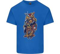 Divertente Maglietta Steampunk Pirata Gufo Per Bambini