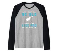 divertente maglietta suonatore di violino | prova a tenere il passo design Maglia con Maniche Raglan