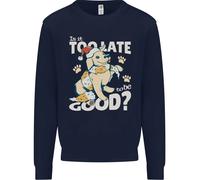 Divertente Maglione Natalizio Per Cani Troppo Tardi Per Essere Buoni