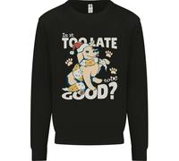 Divertente Maglione Natalizio Per Cani Troppo Tardi Per Essere Buoni
