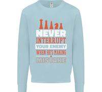 Divertente Maglione Per Bambini A Scacchi Non Interrompere Mai Il Tuo Nemico