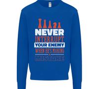 Divertente Maglione Per Bambini A Scacchi Non Interrompere Mai Il Tuo Nemico