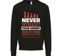 Divertente Maglione Per Bambini A Scacchi Non Interrompere Mai Il Tuo Nemico