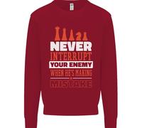 Divertente Maglione Per Bambini A Scacchi Non Interrompere Mai Il Tuo Nemico