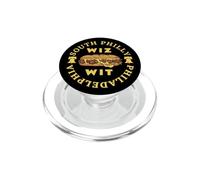 Divertente mago della bistecca al formaggio di Philadelphia con South Philly Foods PopSockets PopGrip per MagSafe