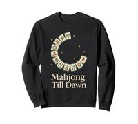 Divertente Mahjong Meme Mangia Dormire Ripeti Tegole e Tea Game Night Felpa