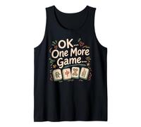 Divertente Mahjong Player Ok One More Game Tile Night Crew Canotta