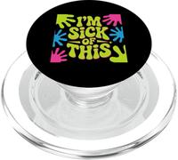 Divertente Malato Di Lavoro Memes Divertente Sick Day Citazioni Malato Di Questo PopSockets PopGrip per MagSafe
