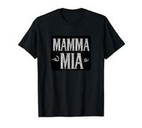 Divertente Mamma Mia Logo Maglietta
