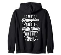 Divertente Mamma papà Figlia e Parlo Male di Te Abbinato Felpa con Cappuccio