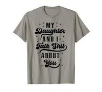 Divertente Mamma papà Figlia e Parlo Male di Te Abbinato Maglietta