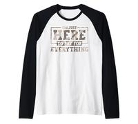 Divertente Mamma papà Qui per pagare Tutto Famiglia Maglia con Maniche Raglan