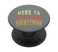 Divertente Mamma Papà Qui per pagare tutto Famiglia PopSockets PopGrip Adesivo
