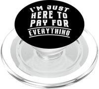 Divertente Mamma Papà Qui per pagare tutto Famiglia PopSockets PopGrip per MagSafe