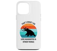 Divertente Mammut Stone Age Ice Age Design Preistorico Custodia per iPhone 13 Pro Max