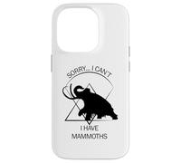 Divertente Mammut Stone Age Ice Age Design Preistorico Custodia per iPhone 14 Pro