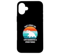 Divertente Mammut Stone Age Ice Age Design Preistorico Custodia per iPhone 16 Plus