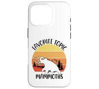 Divertente Mammut Stone Age Ice Age Design Preistorico Custodia per iPhone 16 Pro