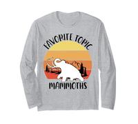 Divertente Mammut Stone Age Ice Age Design Preistorico Maglia a Manica