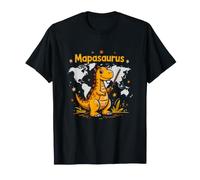 Divertente Mappa del Mondo Mapasaurus Dinosauro dicendo Maglietta