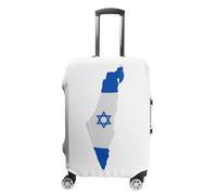 Divertente Mappa Della Bandiera Della Repubblica Di Israele Coprivaligie Lavabili E Riutilizzabili Adatti Per Valigie Da 18 A 32 Pollici Elastiche Protezione Decorativa Per Trolley S