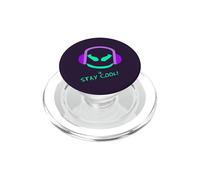 Divertente Marshmallow SmilingFace Carino - Stay Cool PopSockets PopGrip per MagSafe