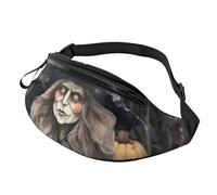 Divertente marsupio da strega con decorazione di Halloween per uomo donna moda marsupio regolabile borse a tracolla ovunque