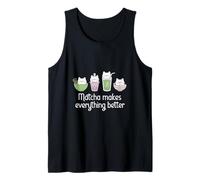 Divertente Matcha Rende Tutto Migliore Matcha Latte Amante Canotta