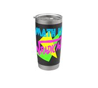 Divertente Matematica È Radicale Retrò 80s Vintage Algebra Insegnante Bicchiere termico in acciaio inox doppia parete