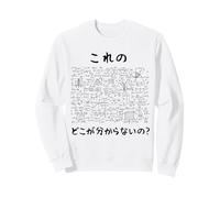 Divertente Matematica Giapponese: Quale Parte Non capisci Felpa