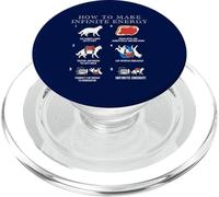 Divertente Matematica Infinita Energia Gatto E Ingegneria Meccanica PopSockets PopGrip per MagSafe