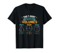 Divertente Matematica Scienza Matematica Parlare Volumi Geometria Maglietta con Stampa Grafica Economica, Uomo, Nero, XL