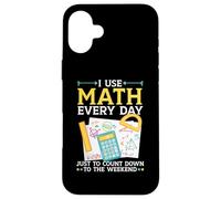 Divertente Matematico Insegnante Matematico Soggetto Matematica Scherzo Custodia per iPhone 16 Plus