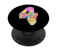 Divertente matita gelato quarta elementare PopSockets PopGrip Adesivo